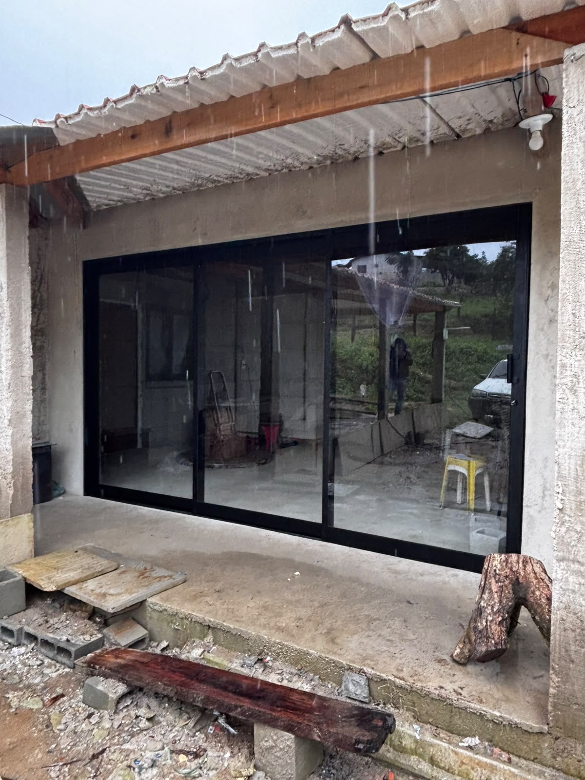 Porta de correr 4 folhas para varanda
