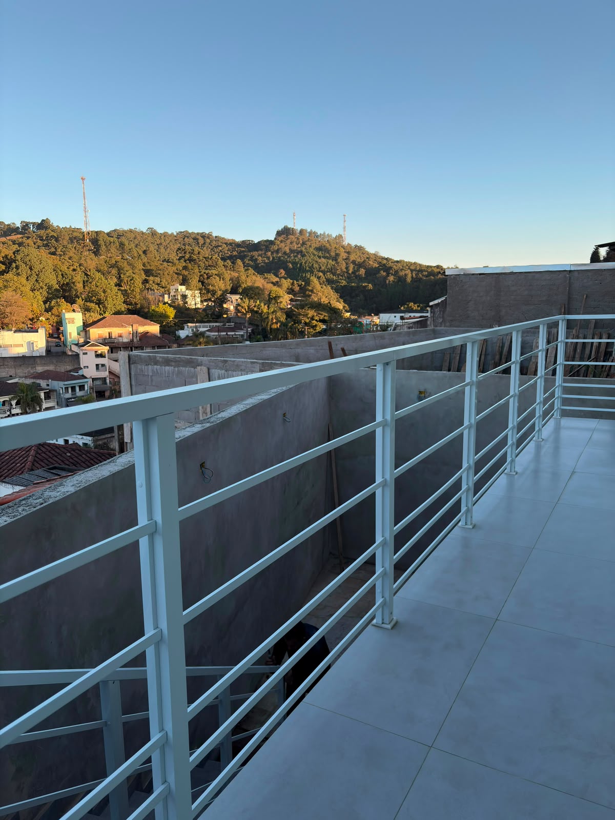 Fechamento de sacada em alumínio